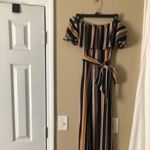 Striped Jumpsuit